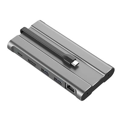 T516 TYPE-C TO PD+HUB(USB3.0*2)+HDMI+RJ45+SDD固态硬盘