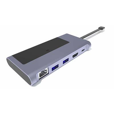 T518 TYPE-C TO PD+HUB(USB3.0*2)+HDMI+RJ45+SDD固态硬盘