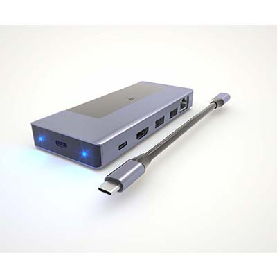 T523 TYPE-C TO PD+HUB(USB3.0*2)+HDMI+RJ45+SDD固态硬盘